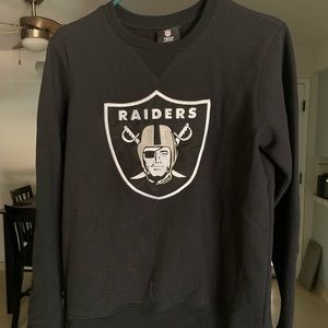 OAKLAND VEGAS RAIDERS CREWNECK SWEATER YOUTH LARGE